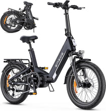 Laden Sie das Bild in den Galerie-Viewer, ENGWE L20 3.0 Pro E-Bike Schwarz 48V 15Ah Mittelmotor