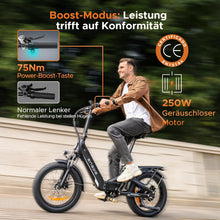 Laden Sie das Bild in den Galerie-Viewer, ENGWE L20 3.0 Boost E Bike 48V 13,5Ah 250W 20 Zoll Schwarz