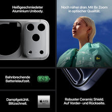 Laden Sie das Bild in den Galerie-Viewer, Apple iPhone 17 Pro 256 GB Tiefblau