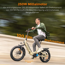 Laden Sie das Bild in den Galerie-Viewer, ENGWE L20 3.0 Pro E-Bike Schwarz 48V 15Ah Mittelmotor