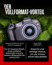 Laden Sie das Bild in den Galerie-Viewer, Canon EOS R8 + RF 24-50mm F4.5-6.3 IS STM Systemkamera 24,2 MP Schwarz