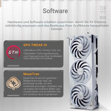 Laden Sie das Bild in den Galerie-Viewer, ASUS TUF Gaming GeForce RTX 5070 Ti 16 GB GDDR7 White OC Edition Gaming Grafikkarte