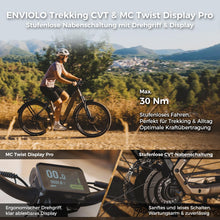 Laden Sie das Bild in den Galerie-Viewer, DERUIZ Mica Pro Trekking E-Bike Tiefeinsteiger 27,5/29 Zoll 110 Nm
