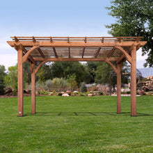 Laden Sie das Bild in den Galerie-Viewer, Backyard Discovery Holzpergola 305 X 426 Cm Freistehend