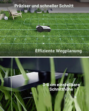 Laden Sie das Bild in den Galerie-Viewer, Ecovacs Goat O1000 Lidar Pro Mähroboter Mit Truedge Trimmer Für 1/4 Acre