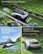 Laden Sie das Bild in den Galerie-Viewer, Ecovacs Goat O1000 Lidar Pro Mähroboter Mit Truedge Trimmer Für 1/4 Acre
