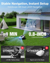 Laden Sie das Bild in den Galerie-Viewer, Ecovacs Goat O1000 Lidar Pro Mähroboter Mit Truedge Trimmer Für 1/4 Acre