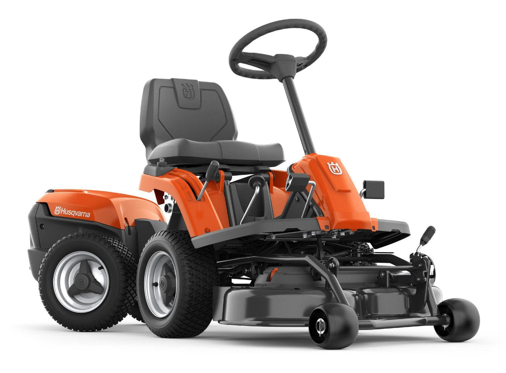 Husqvarna Akku-Frontmäher R 112iC inkl. Mähdeck Combi 85, Akku und Ladegerät