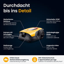 Laden Sie das Bild in den Galerie-Viewer, Stiga kabelloser Mähroboter A 10v - mit kostenloser Abdeckung