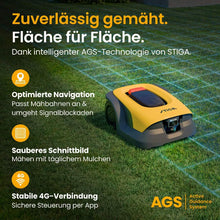 Laden Sie das Bild in den Galerie-Viewer, Stiga kabelloser Mähroboter A 8v - mit kostenloser Abdeckung